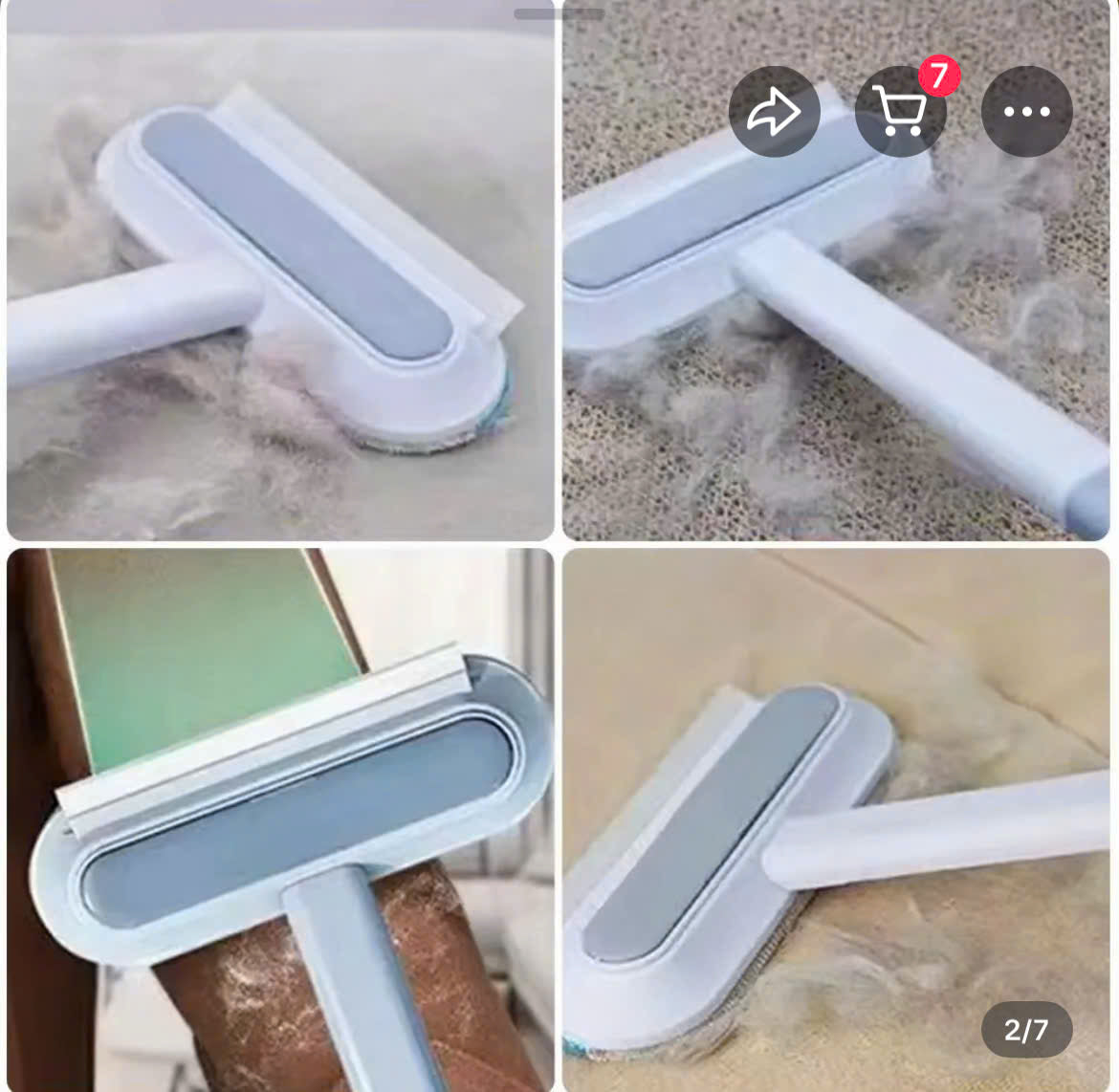 Pet Hair Remover Brush With Long Handle